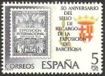 Sellos de Europa - Espa�a -  2549 - 50 anivº. del sello de recargo de la exposición de Barcelona