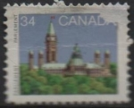 Stamps Canada -  Parlamento Biblioteca