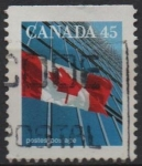 Sellos de America - Canad -  Bandera