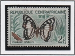 Sellos del Mundo : Africa : Rep_Centroafricana : Mariposa