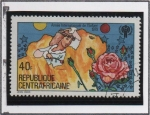 Stamps : Africa : Central_African_Republic :  Año internacional del niño: Chica y Rosa