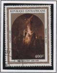 Stamps : Africa : Central_African_Republic :  Navidad. Descendiendo d