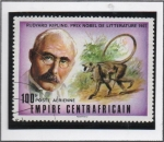 Stamps : Africa : Central_African_Republic :  Premios Novel: Rudyard Kipling