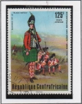 Stamps : Africa : Central_African_Republic :  Uniformes Militares: Escoces