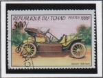 Sellos de Africa - Chad -  Coches Antiguos: Renaul 1906