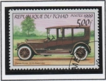 Stamps Chad -  Coches Antiguos: Citroen 5CV 1919