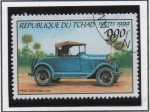 Sellos de Africa - Chad -  Coches Antiguos: Renault 1898