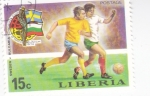 Sellos de Africa - Liberia -  Campeonato Mundial de Futbol