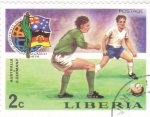 Stamps : Africa : Liberia :  Campeonato Mundial de Futbol