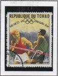 Stamps Chad -  Juegos d' Mexico: Fred Wolke