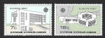 Stamps Cyprus -  687-688 - Arquitectura Moderna