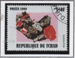 Stamps Chad -  Minerales: Wulfenita