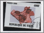 Stamps Chad -  Minerales: Siderita