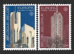 Stamps Belgium -  1268-1269 - Arquitectura Moderna