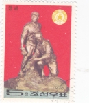 Sellos del Mundo : Asia : Corea_del_norte : Monumento del ejército
