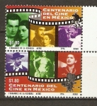 Stamps : America : Mexico :  Cine en México