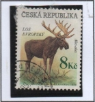 Stamps Czech Republic -  Cervus Elphus