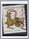 Sellos de Europa - Rep�blica Checa -  Signos d' Zodiaco: Capricornio