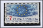 Stamps Czech Republic -  Consejo d' Europa