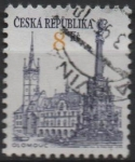 Stamps : Europe : Czech_Republic :  Iglesia Chrudim