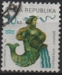 Stamps Czech Republic -  Signos d' Zodiaco: Acuarius