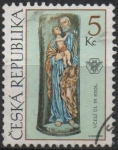 Stamps : America : Czech_Republic :  Tallas: San Jose y niño Jesus