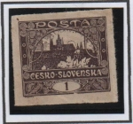 Stamps Czechoslovakia -  Hradcany Praga