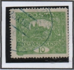 Stamps Czechoslovakia -  Hradcany Praga