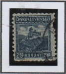 Stamps Czechoslovakia -  Castillo ' Karistein