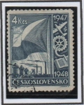 Stamps Czechoslovakia -  Simbolos d' l' Bandera