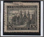 Stamps Czechoslovakia -  Castillo Hradec