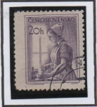 Sellos de Europa - Checoslovaquia -  Emfrenera