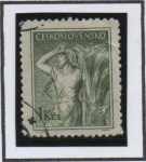 Stamps Czechoslovakia -  Agricultor
