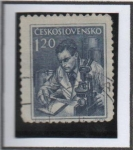 Stamps Czechoslovakia -  Cientifico