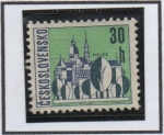 Stamps Czechoslovakia -  Lugares d' Ciudades: Cosice