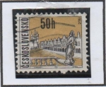 Stamps Czechoslovakia -  Lugares d' Ciudades: Telc