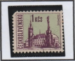 Stamps Czechoslovakia -  Lugares d' Ciudades: Olmouc