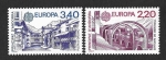 Stamps Andorra -  352-353 - Arquitectura Moderna (ANDORRA FRANCESA)