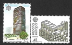 Sellos de Europa - Espa�a -  Edif 2904-2905 - Arquitectura Moderna