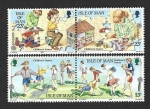 Stamps United Kingdom -  396a-398a - Juegos Infantiles (ISLA DE MAN)
