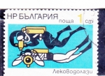 Stamps : Europe : Bulgaria :  Buzos
