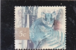 Stamps Australia -  Zarigüeya de Leadbeater (Gymnobelideus leadbeateri)