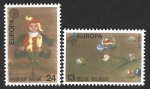 Sellos de Europa - B�lgica -  1312-1313 - Juegos Infantiles