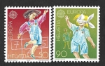 Stamps Switzerland -  834-835 - Juegos Infantiles