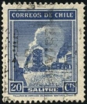 Stamps Chile -  Minas de Sal.