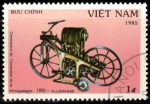 Stamps : Asia : Vietnam :  Centenario de la motocicleta(Alemania,1895)..