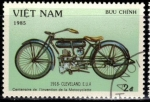 Stamps : Asia : Vietnam :  Centenario de la motocicleta(Cleveland.USA 1918).