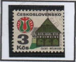 Sellos de Europa - Checoslovaquia -  Housen Folk Art Melnik