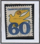 Stamps Czechoslovakia -  Paloma
