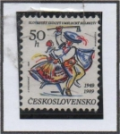 Stamps Czechoslovakia -  Slovak Florkloren